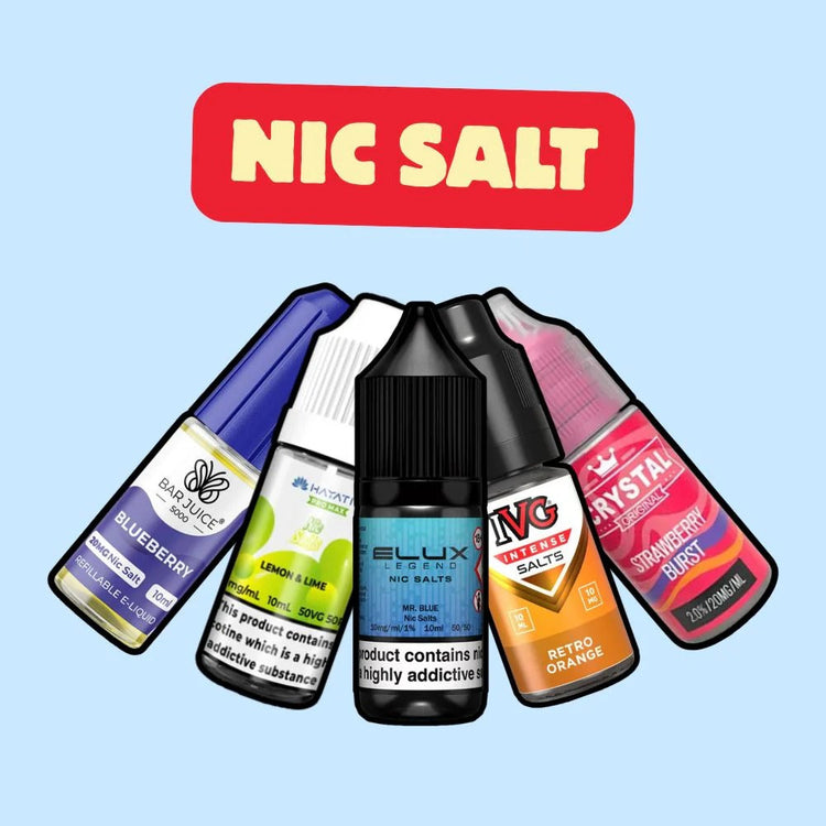 E-LIQUIDS & NIC SALTS