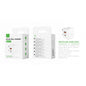 Woox MX0168 UK Type-C 20W PD & USB 3A QC Wall Charger without Cable, White