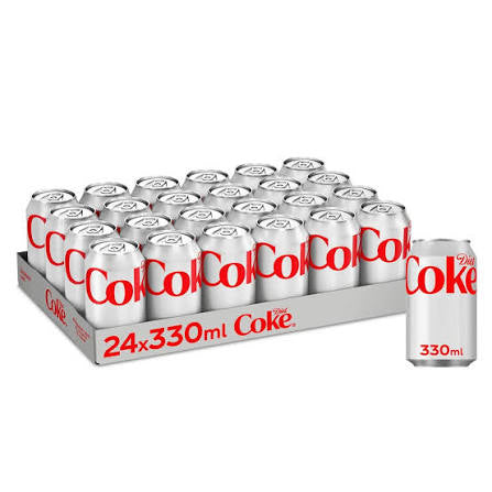 Diet Coke Cans 24x330ml