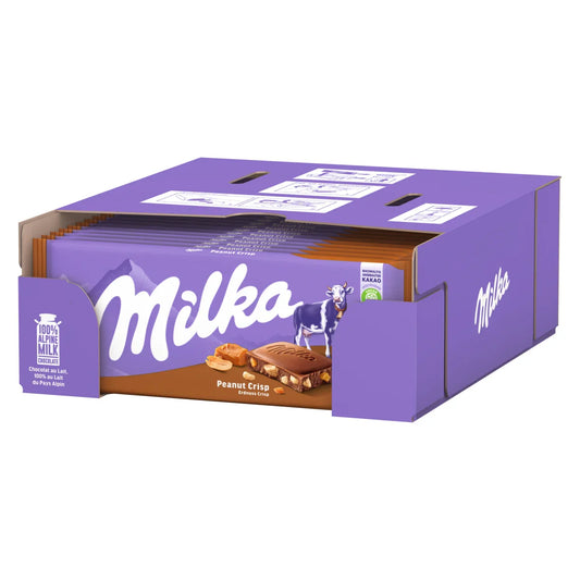 MILKA PEANUTS CARAMEL 24x90g