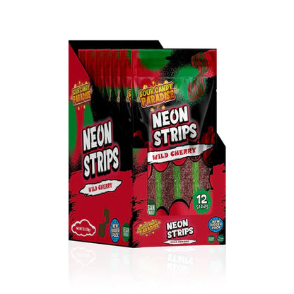 Sour Candy Paradise Neon Strips 130g - Pack of 12