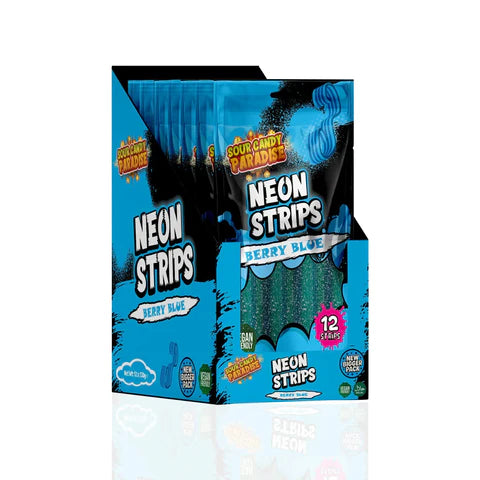 Sour Candy Paradise Neon Strips 130g - Pack of 12