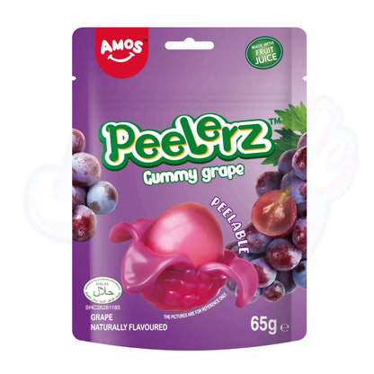 Amos Peelerz Gummy Bag 65g - Pack of 12 (Halal)