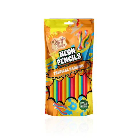 Sour Candy Paradise Sour Neon Pencils 130g - Pack of 12
