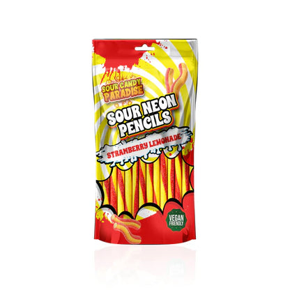 Sour Candy Paradise Sour Neon Pencils 130g - Pack of 12