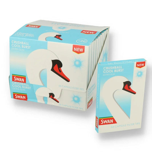 Swan Cool Burst Crushball Extra Slim 54's Tips