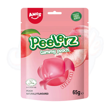 Amos Peelerz Gummy Bag 65g - Pack of 12 (Halal)