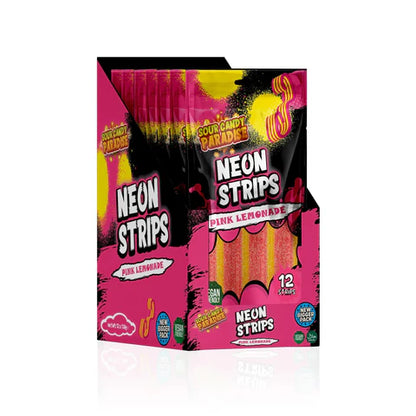 Sour Candy Paradise Neon Strips 130g - Pack of 12