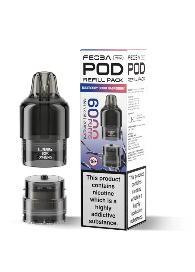 FEOBA PRO PLUS 10K PREFILLED VAPE POD 20MG (Pack of 5)