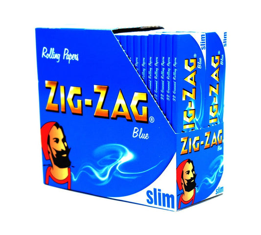 Zig Zag Blue King Size Paper (Pack of 50)