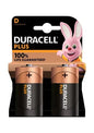 Duracell Plus D 2 Cells x 10 Blisters