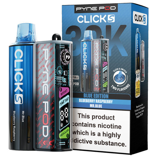 Pyne Pod Click S 30K Pre-Filled Pod Kit (Pack of 5)