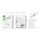 Woox MX0144 PD+QC Car Charger, QC18W+PD20W with TypeC to Lightning cable, White