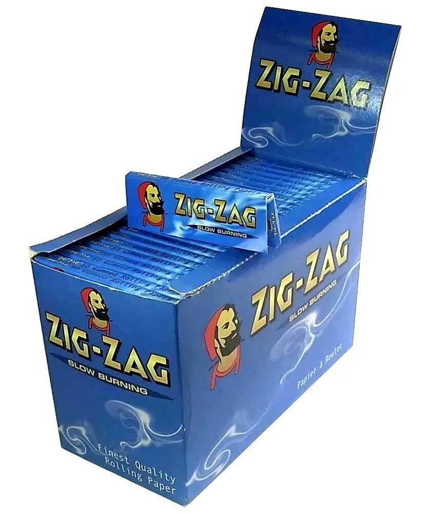 Zig Zag Blue Standard Size Paper (Pack of 100)