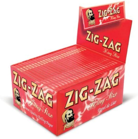 Zig Zag Red King Size Paper (Pack of 50)