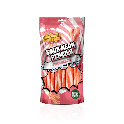 Sour Candy Paradise Sour Neon Pencils 130g - Pack of 12