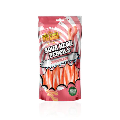 Sour Candy Paradise Sour Neon Pencils 130g - Pack of 12