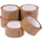 TAPE-IT 2" BROWN PARCEL TAPE 48mm x 40mm (6)