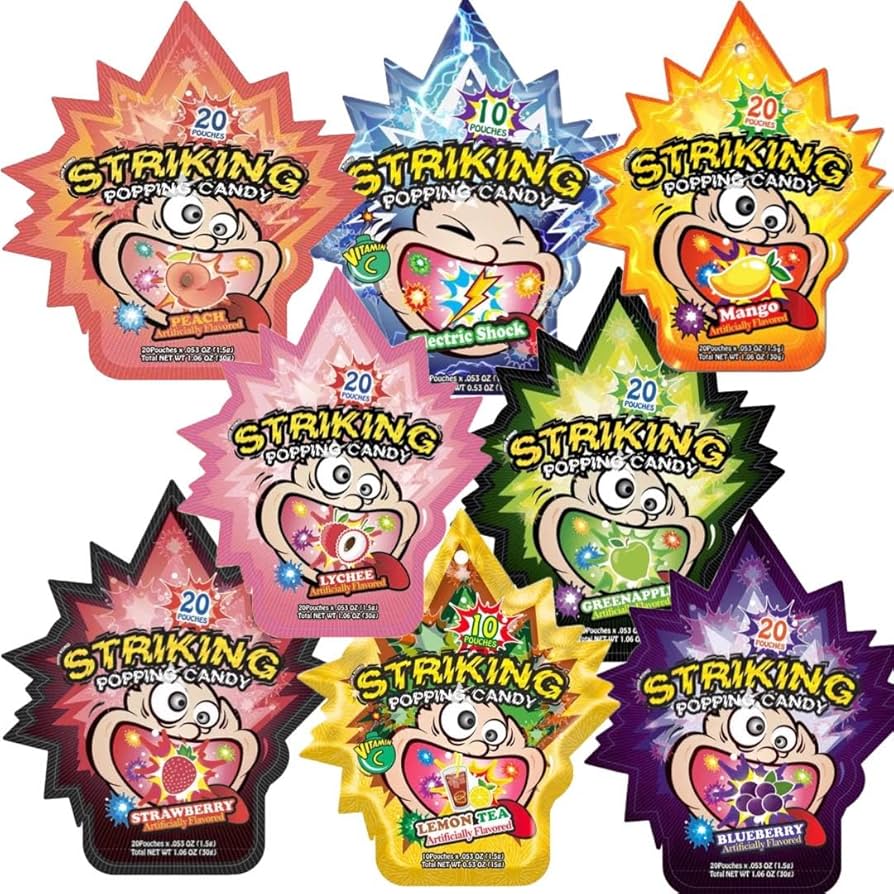 Striking Popping Candy USA 12x30g
