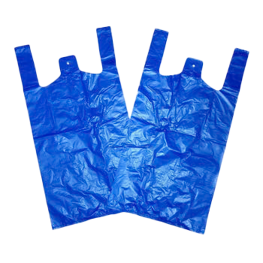 BLUE MEDIUM CARRIER BAGS (1000)