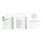 Woox MX0167 UK Type-C 20W PD Wall Charger without Cable, 5V 3A, White