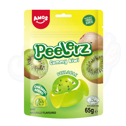 Amos Peelerz Gummy Bag 65g - Pack of 12 (Halal)