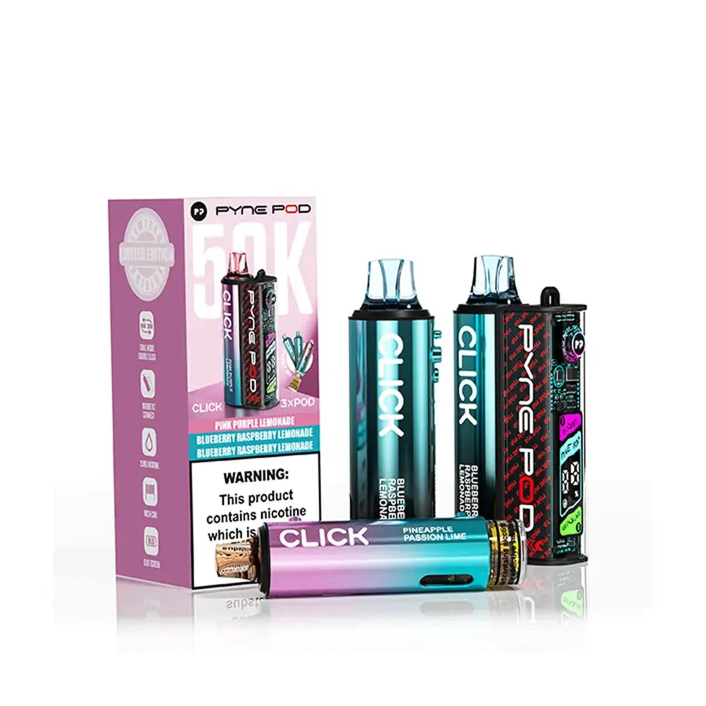 Pyne Pod Click 50K Pre-Filled Pod Kit (Pack of 5)