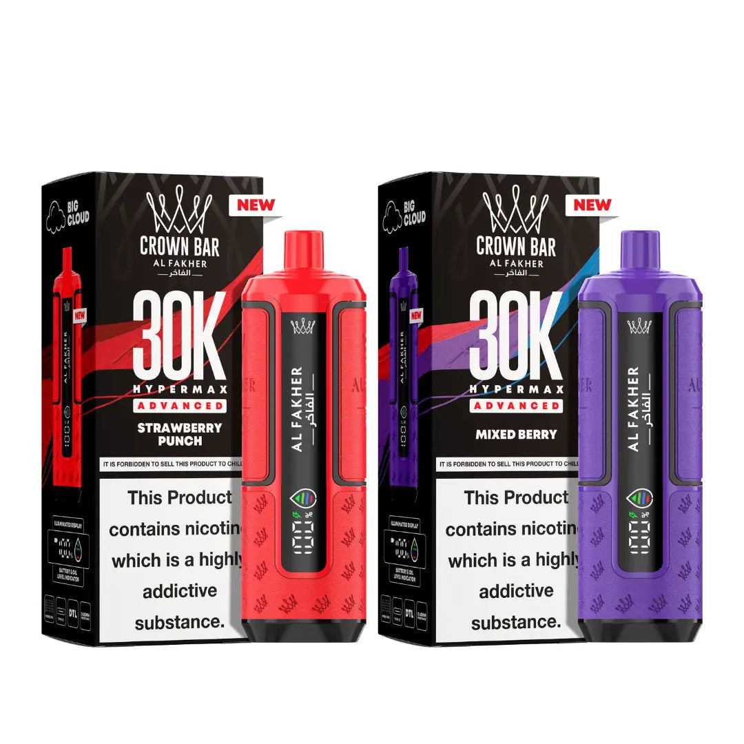 Alfakher Crown Bar 30K Hypermax Kit (Pack of 5)