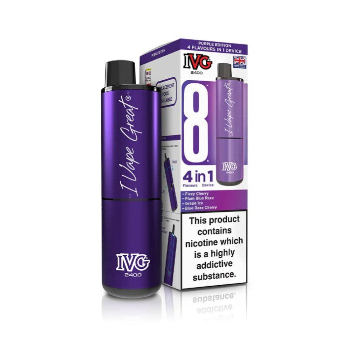 IVG 2400 Puffs Pre-Filled Pod Kit (Pack of 5)