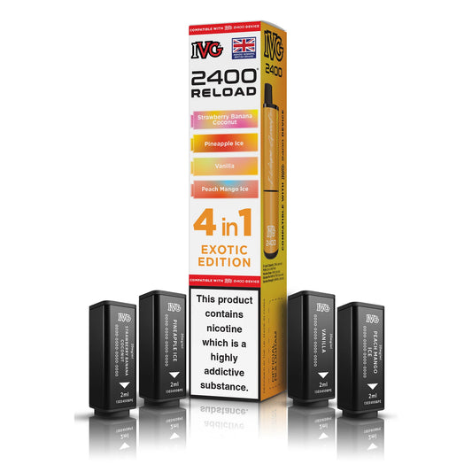 IVG 2400 4 in 1 Reload Replacement Pods (Pack of 5)