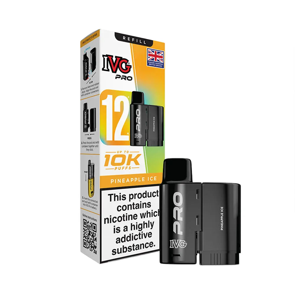 IVG Pro 12 Refill Pods – 10K Puffs
