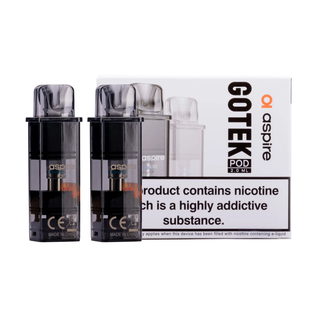 Aspire GoTek Pods 2ml (Pack of 2)