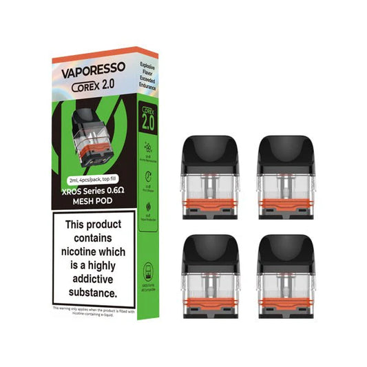 Vaporesso Xros Series Corex 2.0 Replacement Pods (Pack of 4)
