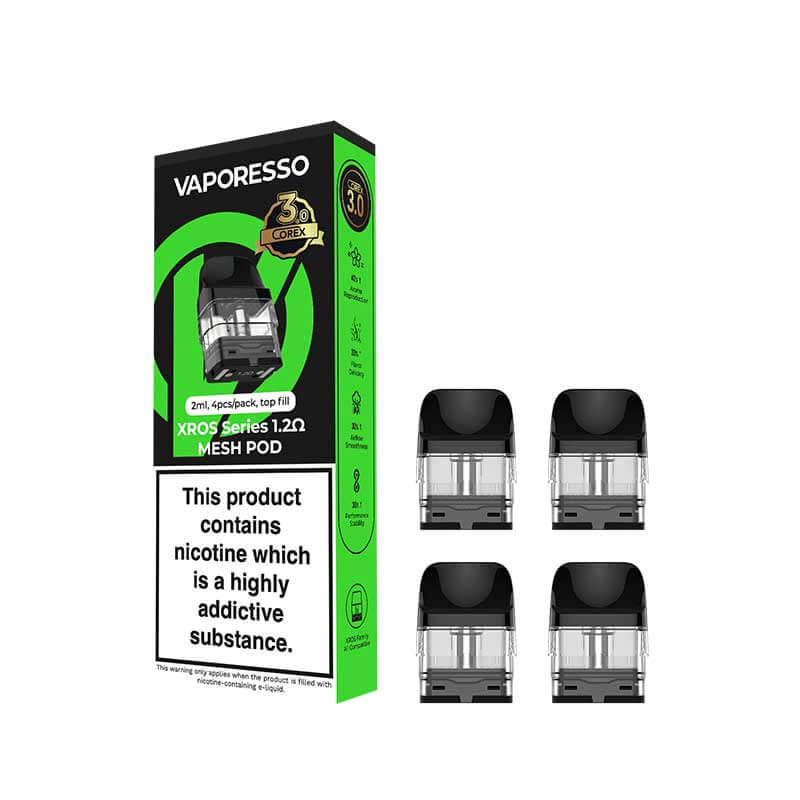 Vaporesso Xros Series Corex 3.0 Replacement Pods (Pack of 4)