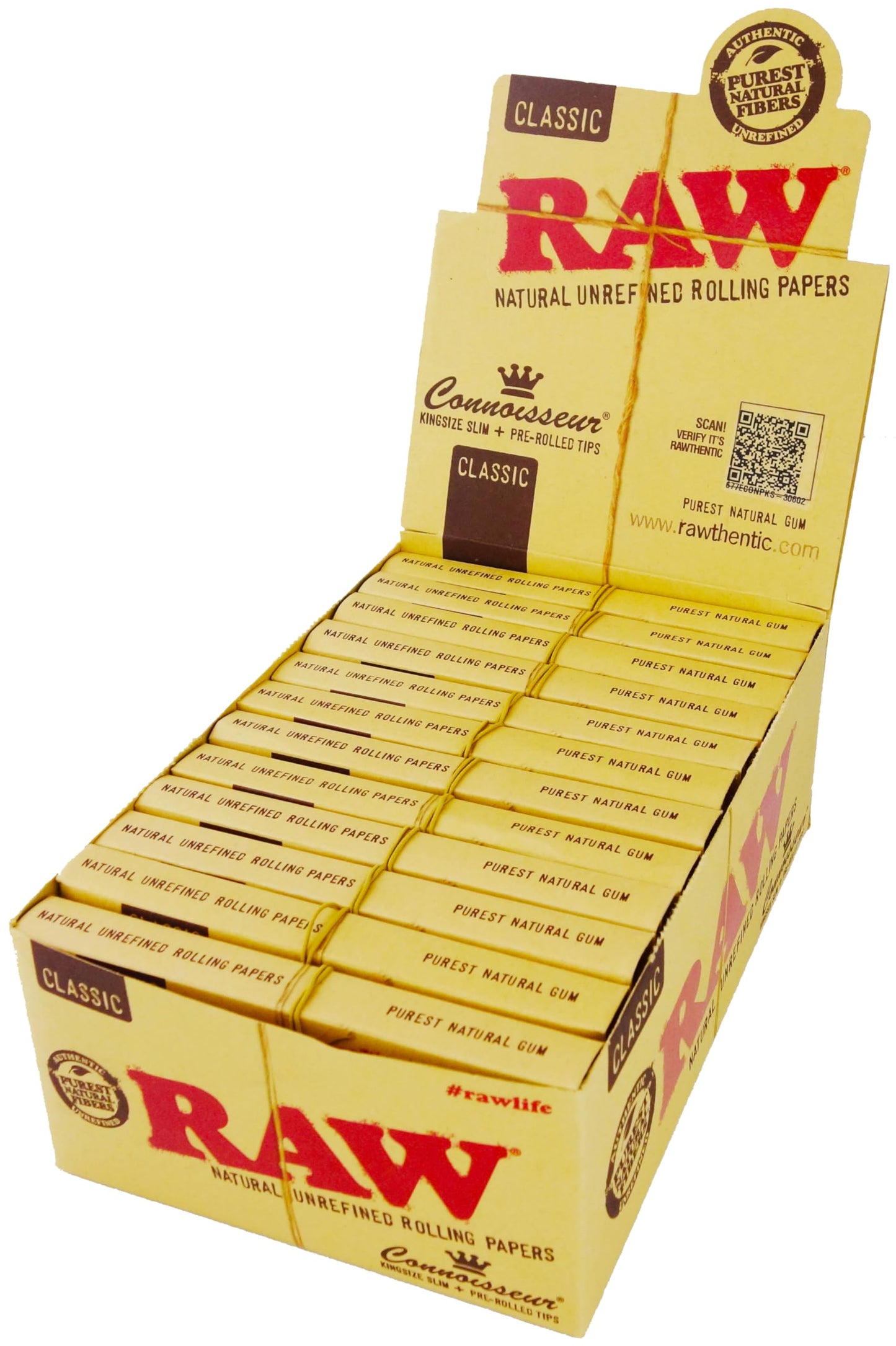 Raw Connoisseur Classic (Pack of 24)
