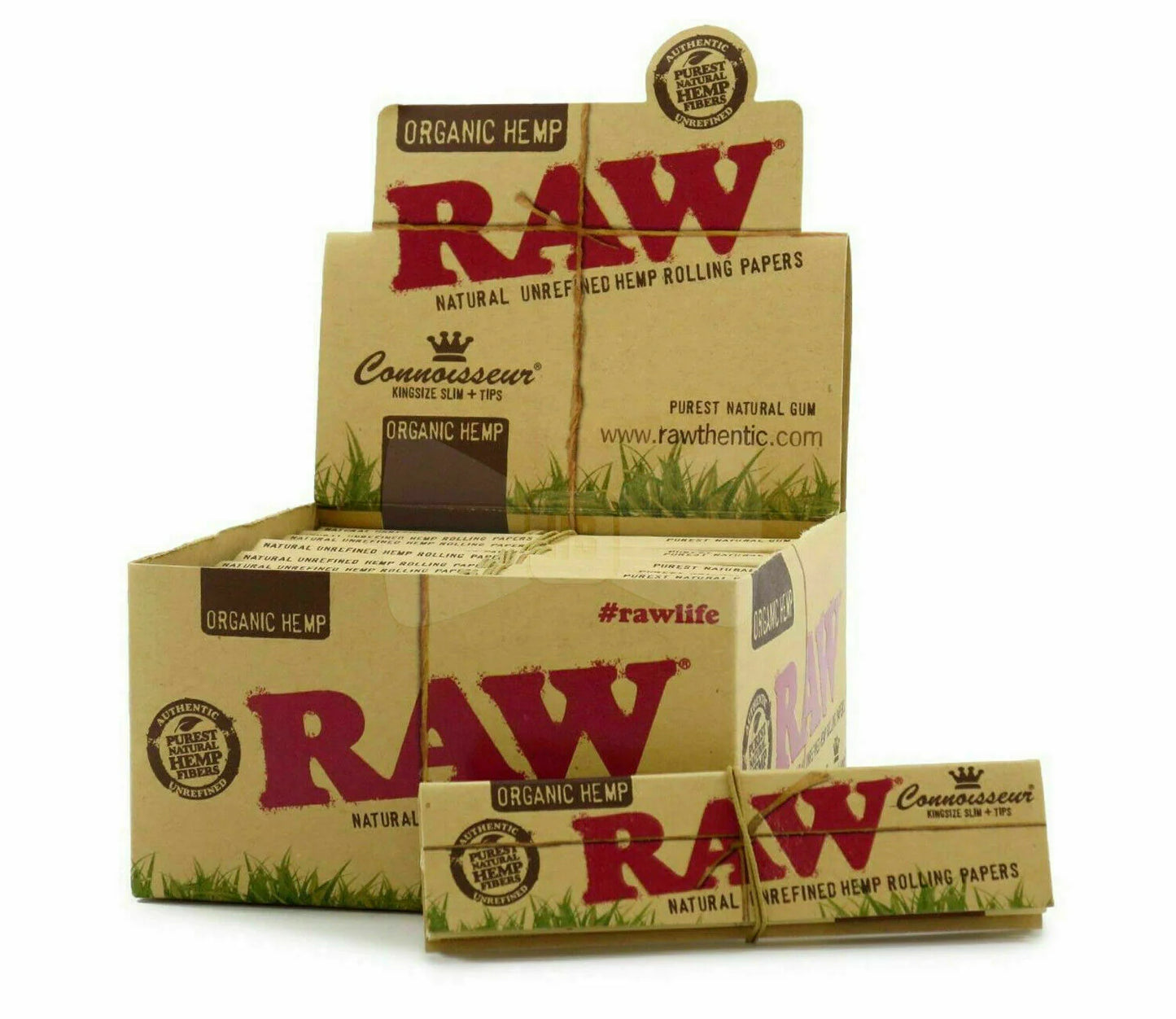 Raw Organic Hemp Connoisseur (Pack of 24)