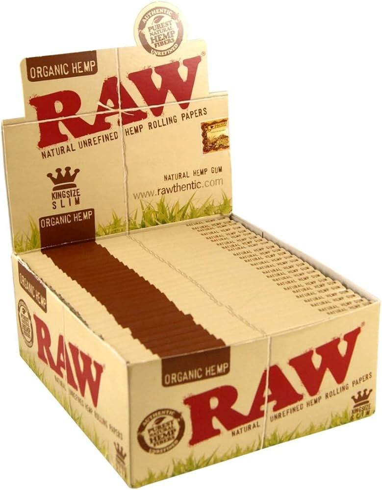 Raw Organic Rolling Paper (Pack of 50)