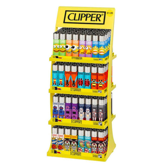 Clipper Lighters Display Stand | 96 Lighters + 8 Free