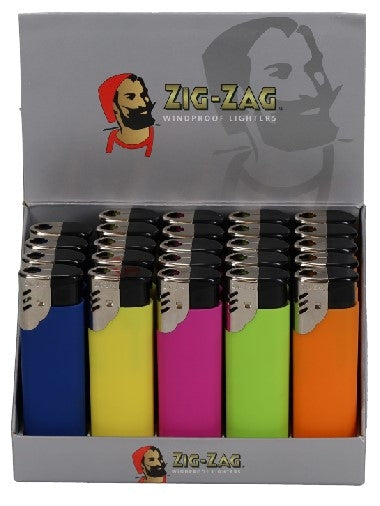 Zig Zag Windproof Lighters pack of 25