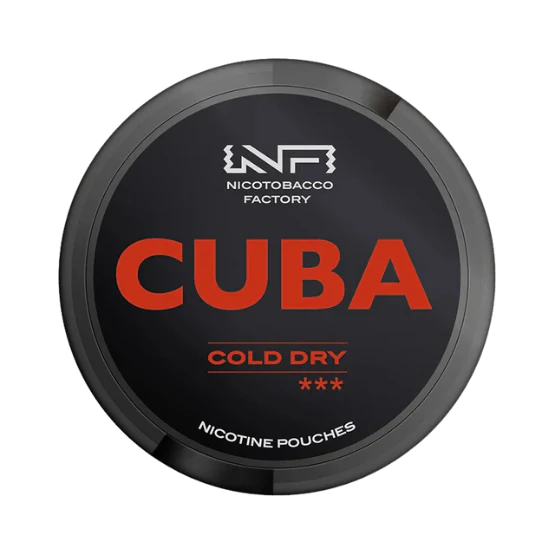 CUBA BLACK NICOTINE POUCH PACK OF 10