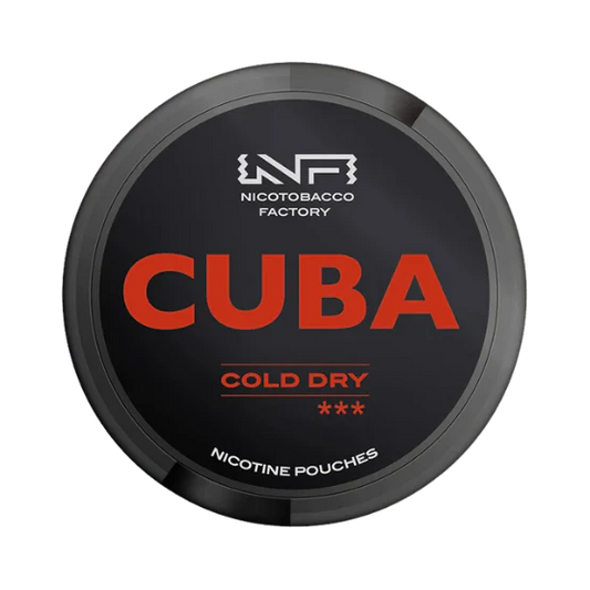 CUBA BLACK NICOTINE POUCH PACK OF 10