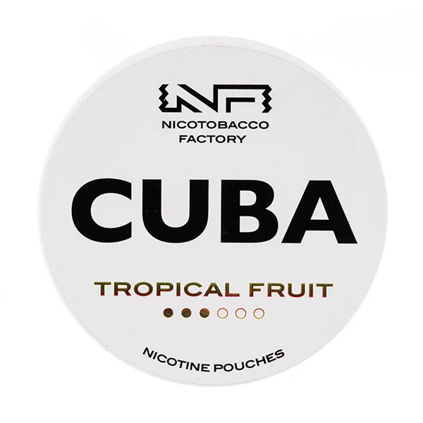 CUBA WHITE NICOTINE POUCH PACK OF 10