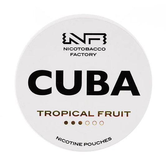 CUBA WHITE NICOTINE POUCH PACK OF 10