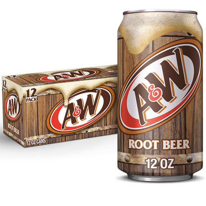 A&W 12fl oz/355ml - Pack of 12