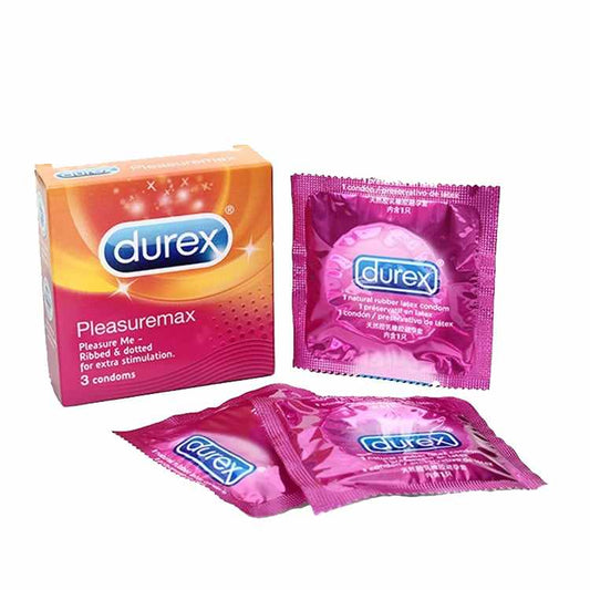 Durex Pleasure Max Condoms 3’s – 24 Pack