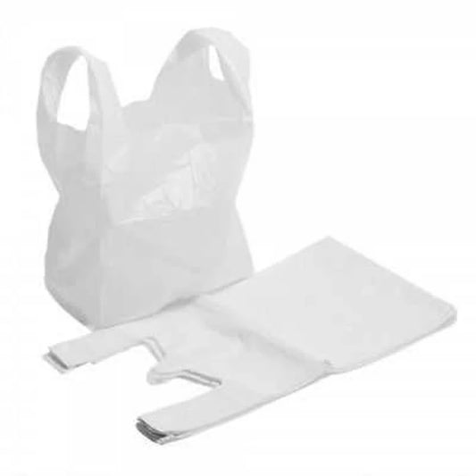 WHITE JUMBO CARRIER BAGS