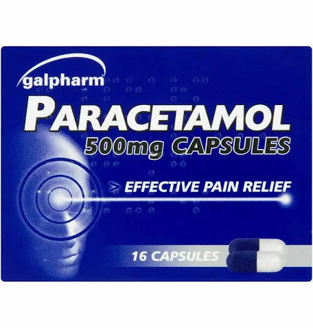 Paracetamol 500mg Capsules 16s x 12Pk