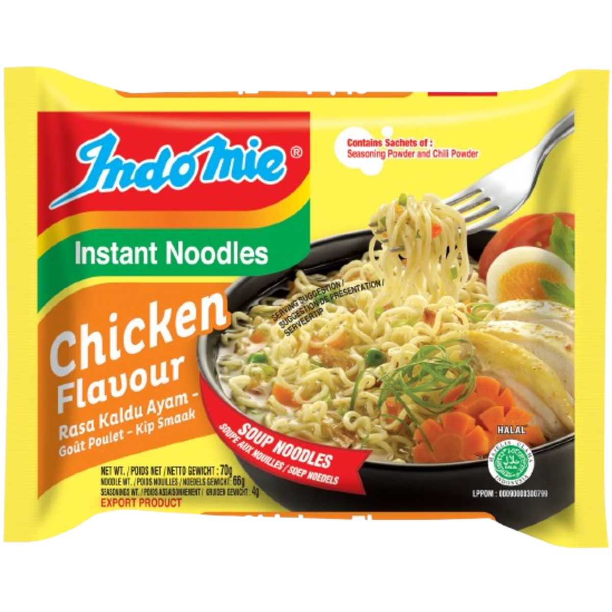 INDOMIE CHICKEN NOODLES 8x(5x75g)