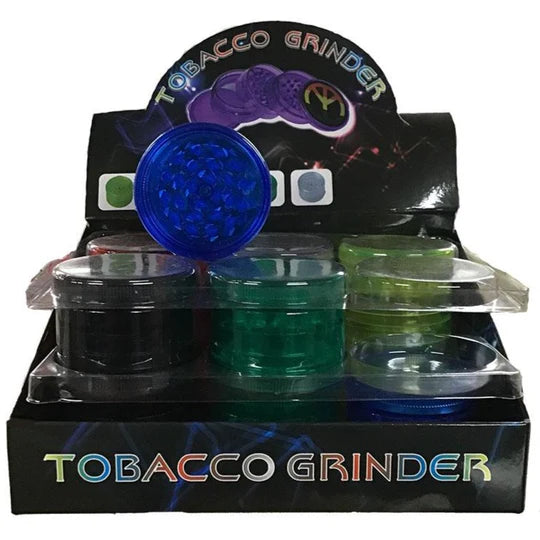 Sparkys Tobacco Plastic Mini Grinders 12 Pcs