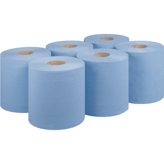 EAZI KLEEN BLUE ROLL 2PLY 6PK BLUEROLL